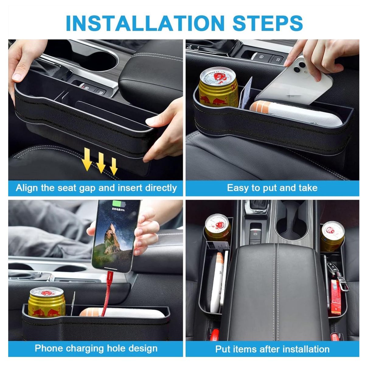 Miniatura 2 de Organizador Carro Bolsillo Lateral Silla